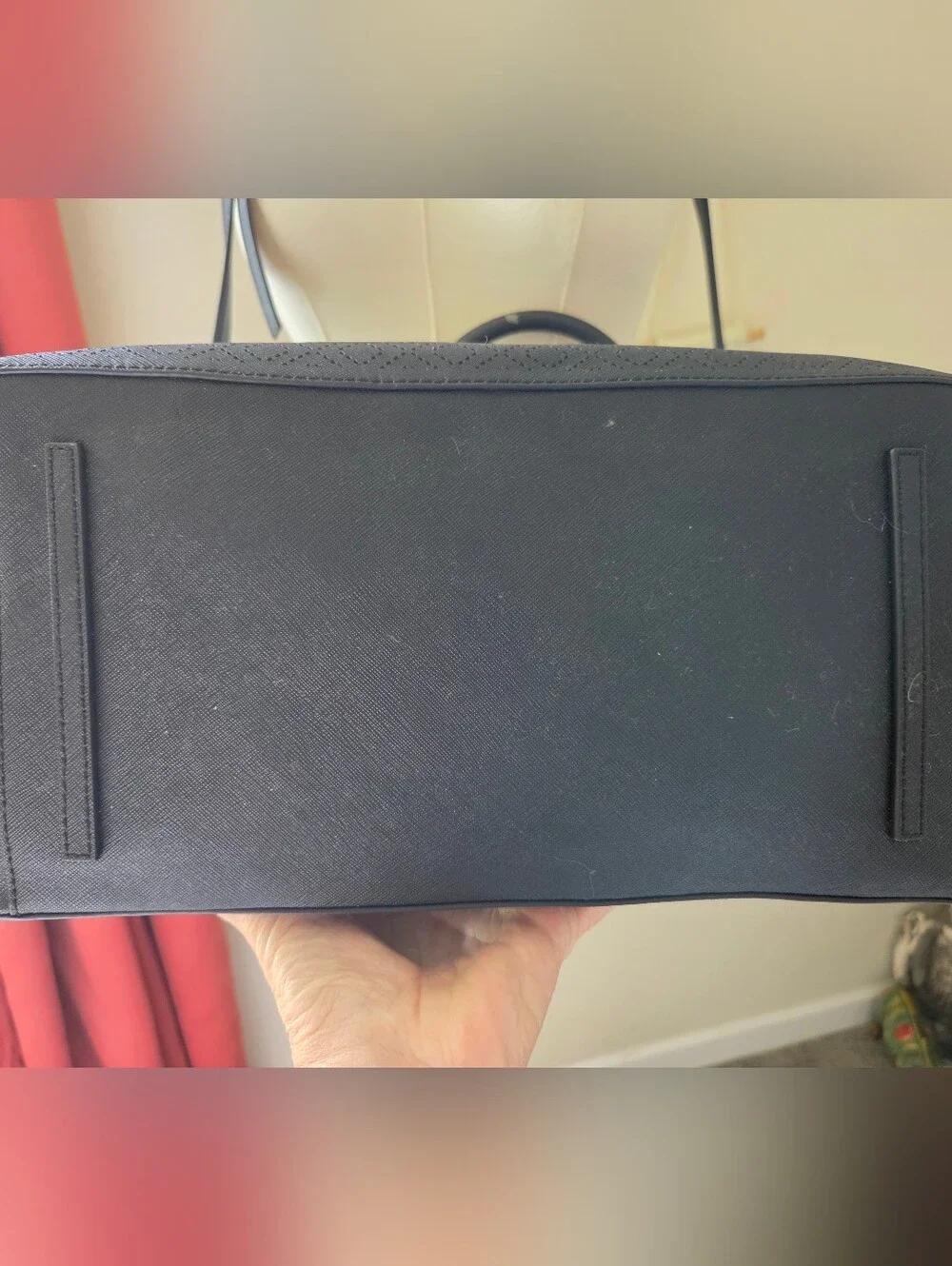 Tory Burch Black Perforated Tote